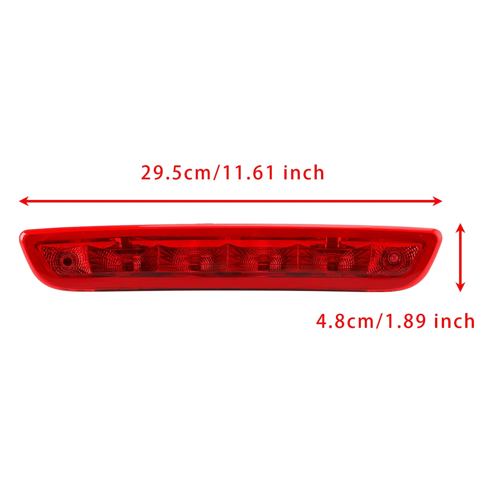 Troisième feu stop B000878980 pour Peugeot 108 2014-2021 Rouge