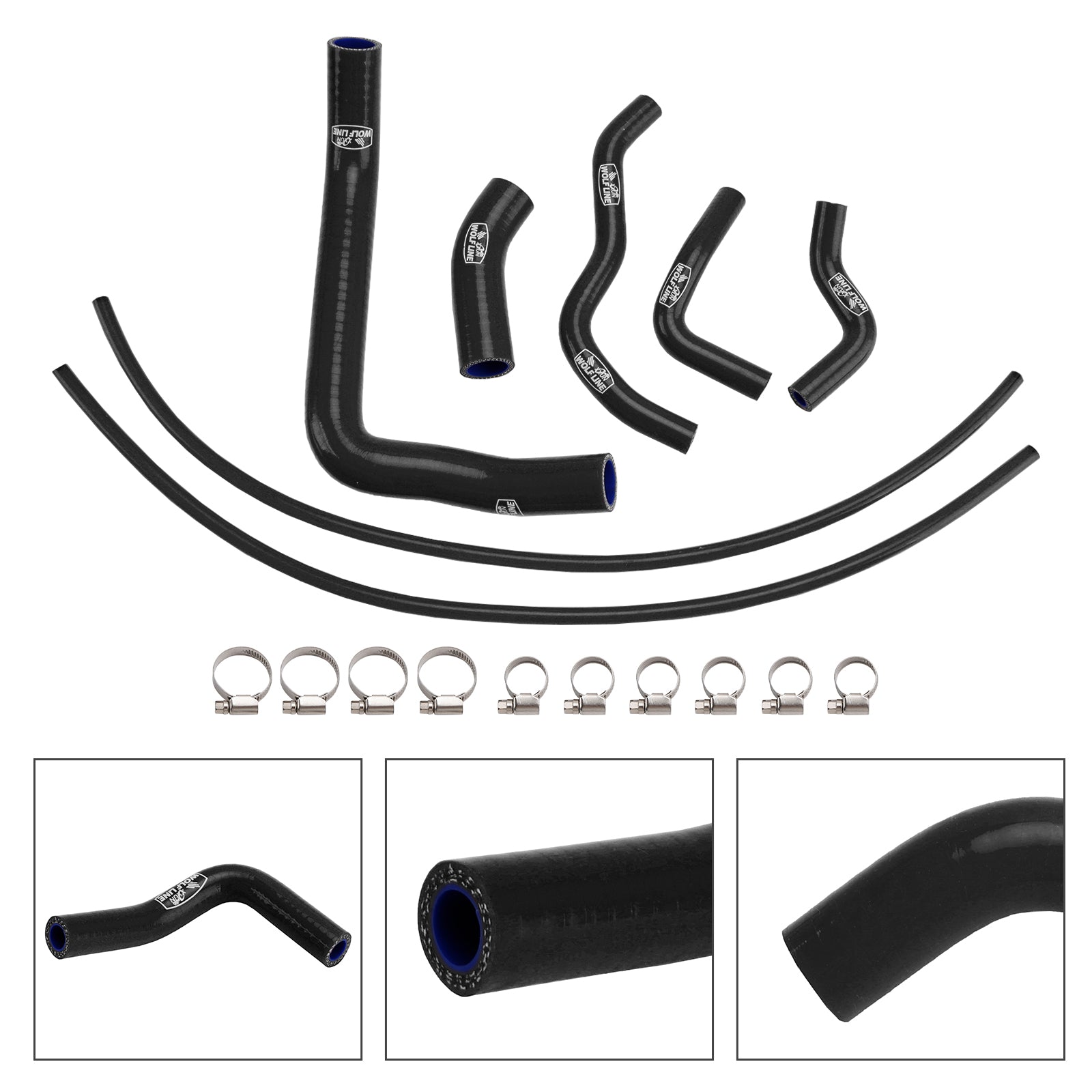 Durite de refroidissement en silicone pour radiateur Suzuki GSX-8S 2023-2025