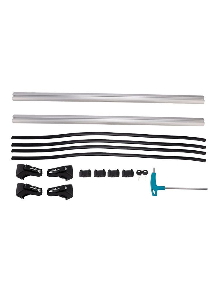 Universeller Aluminium-Autodachträger, Gepäckträger, Querträger, abschließbar, 120 cm