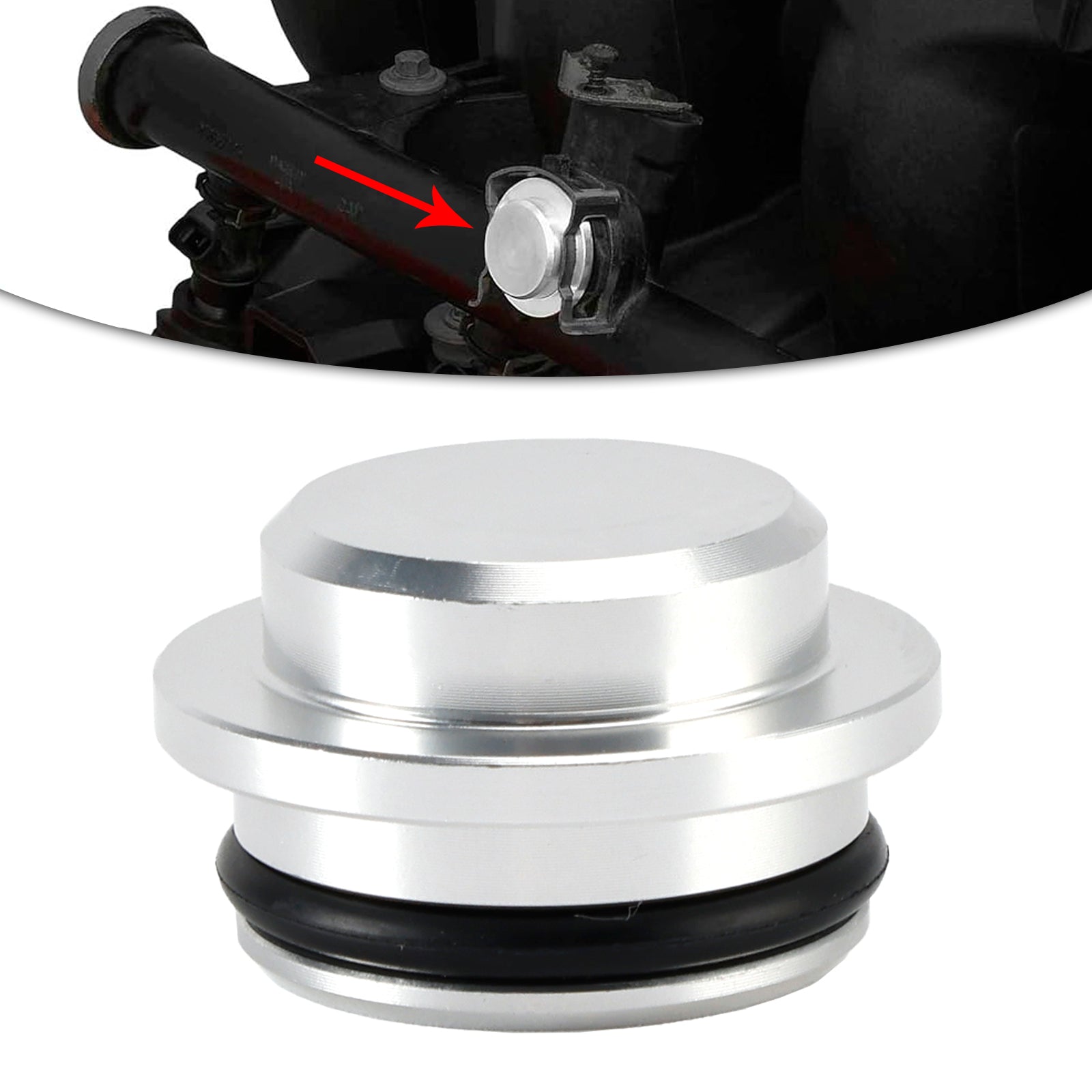 Wyprowadzenie zewnętrznego regulatora ciśnienia paliwa dla Rampa Rampa LS Cruckie