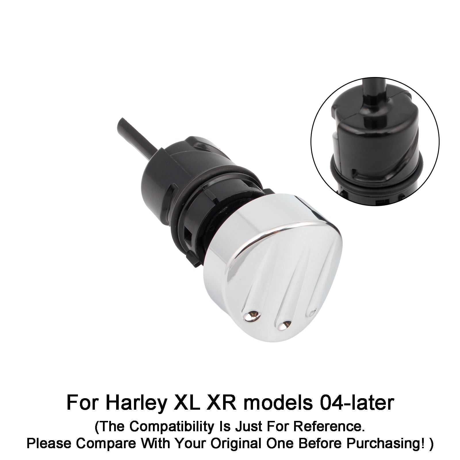 Tapa del tanque de calibre de aceite, para Sportster XL883 XL1200 2004 - 2016