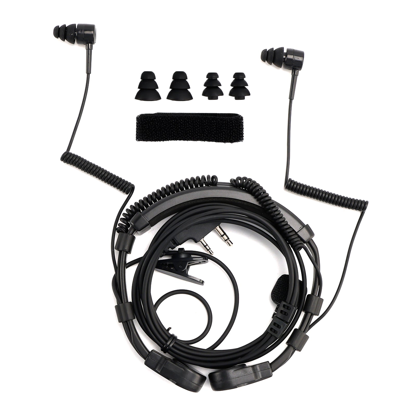 Casque anti-vibrations télescopique K-Head pour TK-208, TK-220, TH-D7 et TH-F6