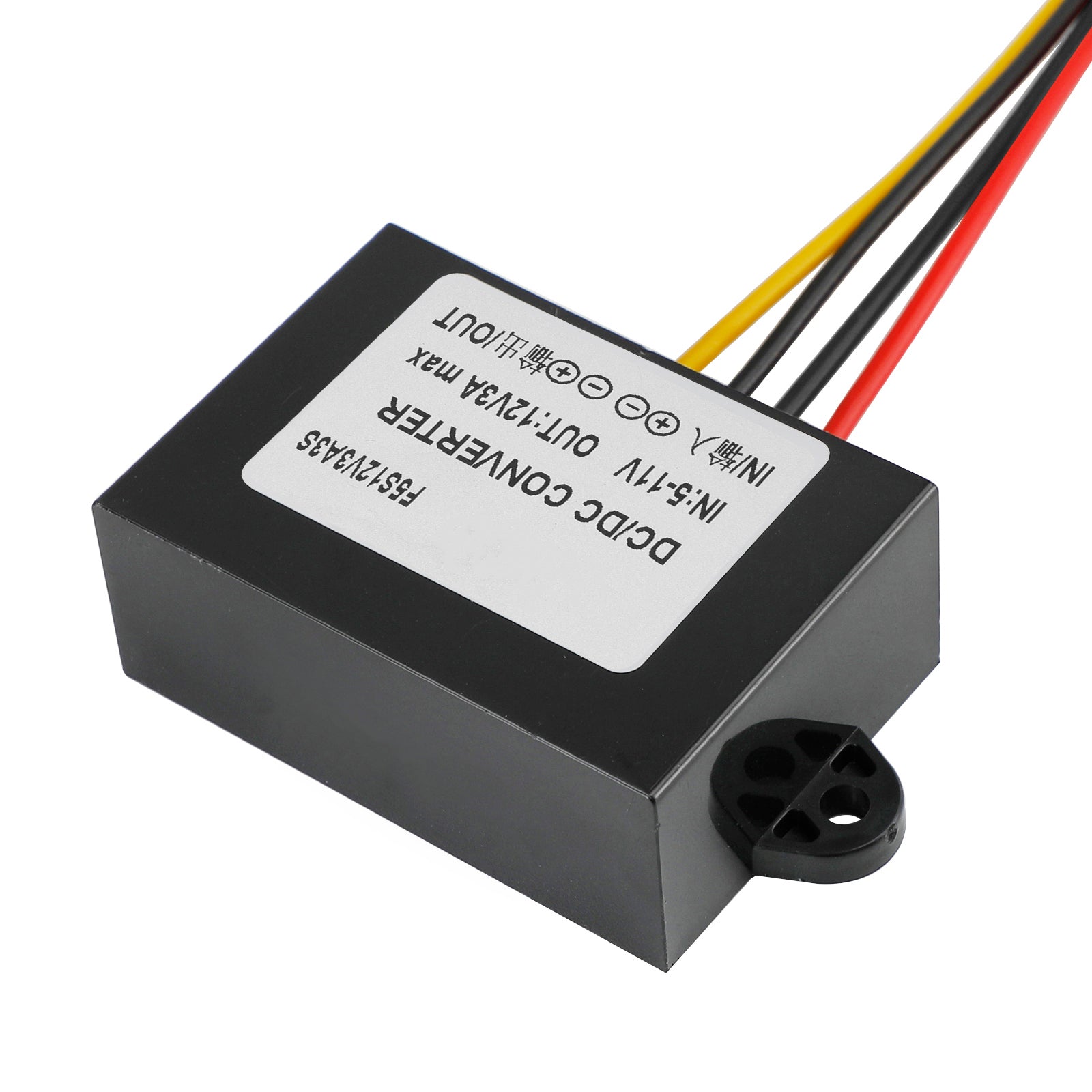 Waterdichte DC-DC-liftconverter 3 A 6 V 12 V, auto-voedingsmodule