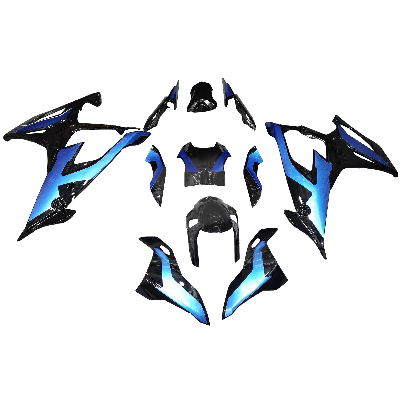 Kit de carénage d'injection pour BMW M1000RR S1000RR 2019-2022 Carrosserie Plastique ABS