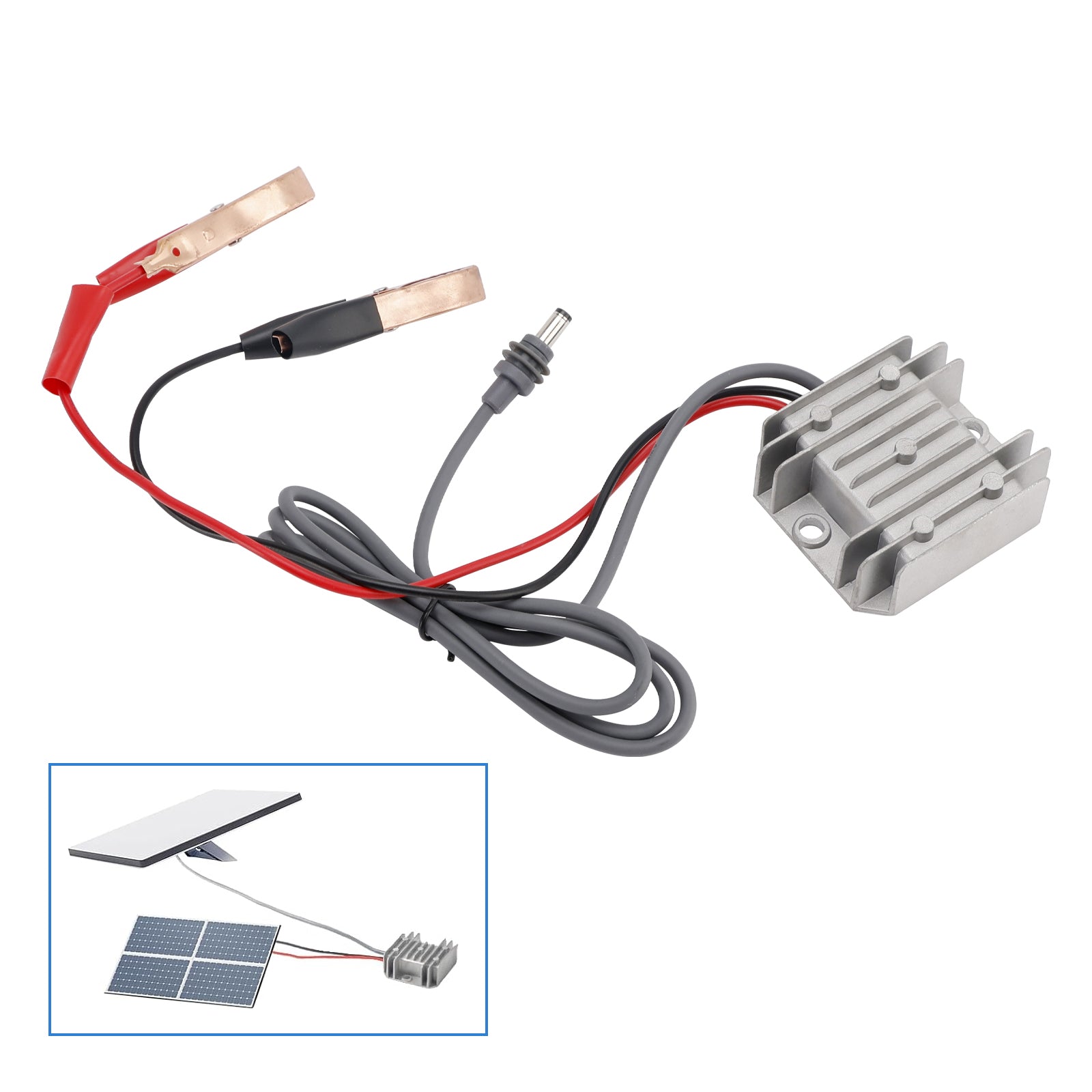 12 V/24 V - 30 V 3,5 A jännitteen lisäyksen muunnossarja tasavirtakaapelilla
