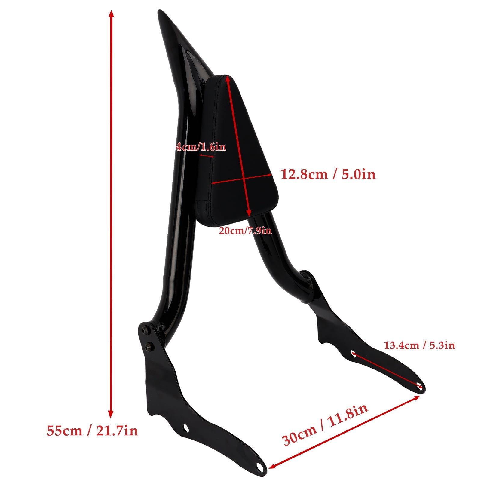 Archivo de pasajeros Barra Sissy para Yamaha Bolt XV950 XVS950 R-SPEC 2014-2024