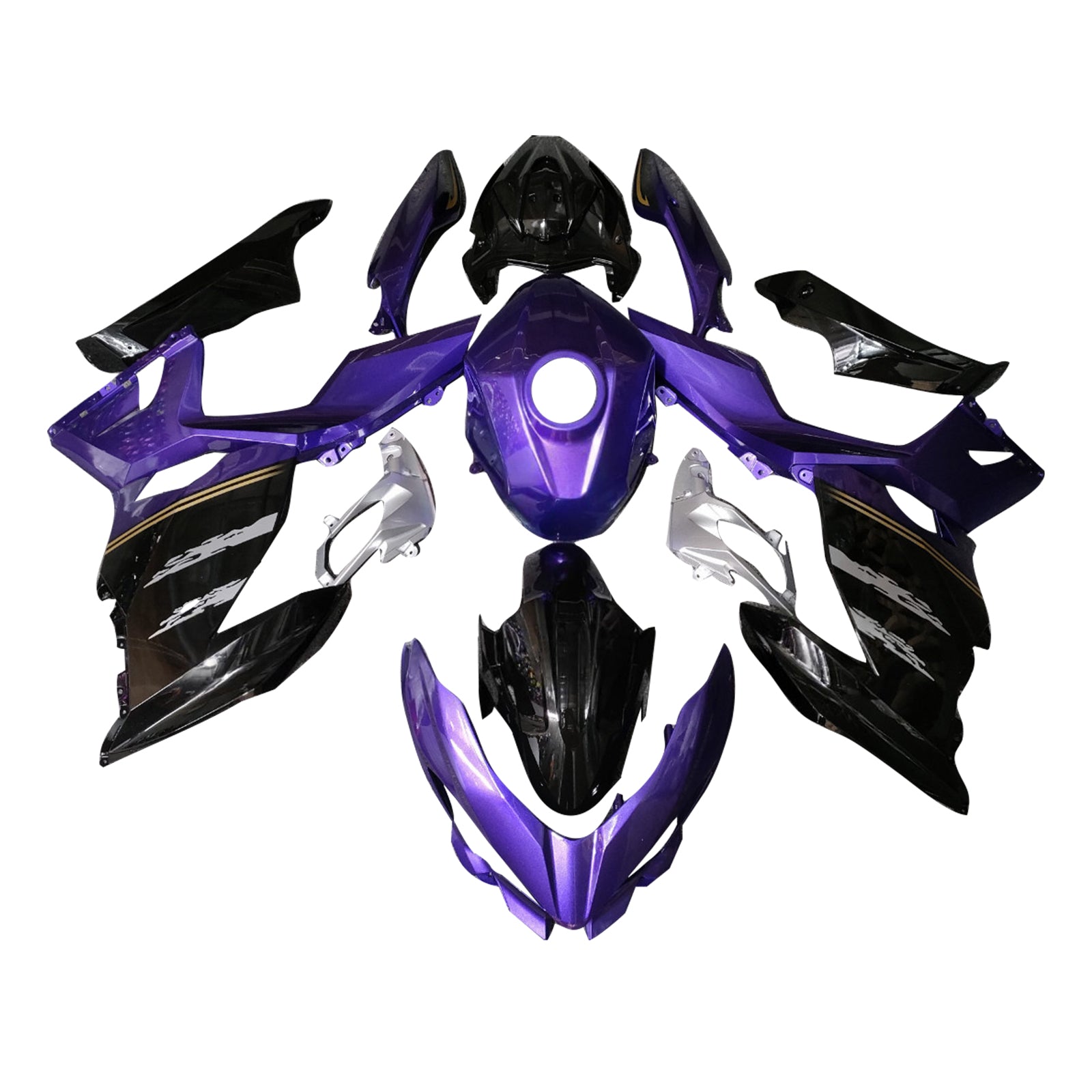 Injekcijski komplet, plastična karoserija ABS za Kawasaki EX400 ninja400 2018-2024