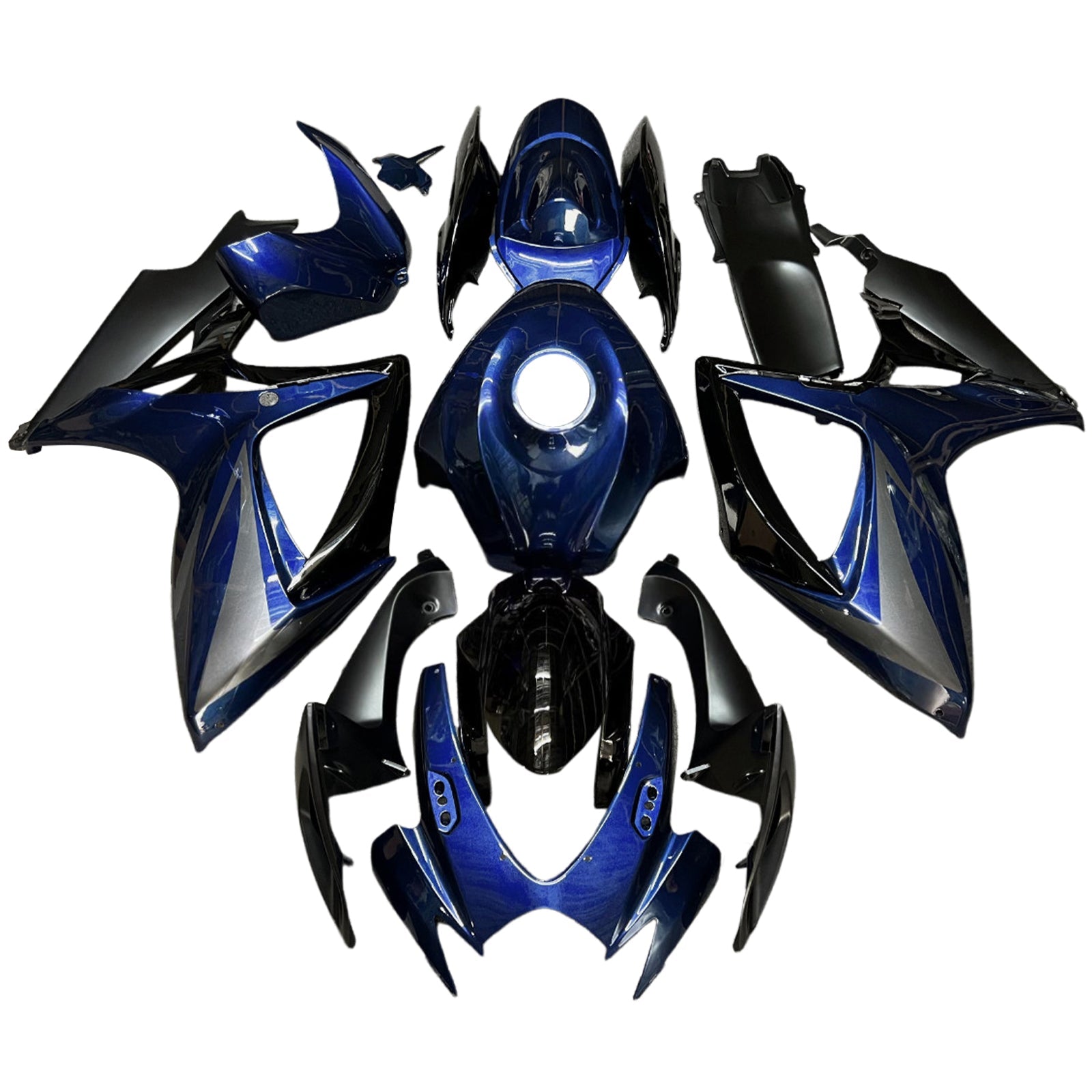 Kit de carénage injecté en plastique ABS pour Suzuki GSXR 600/750 2006-2007 K6