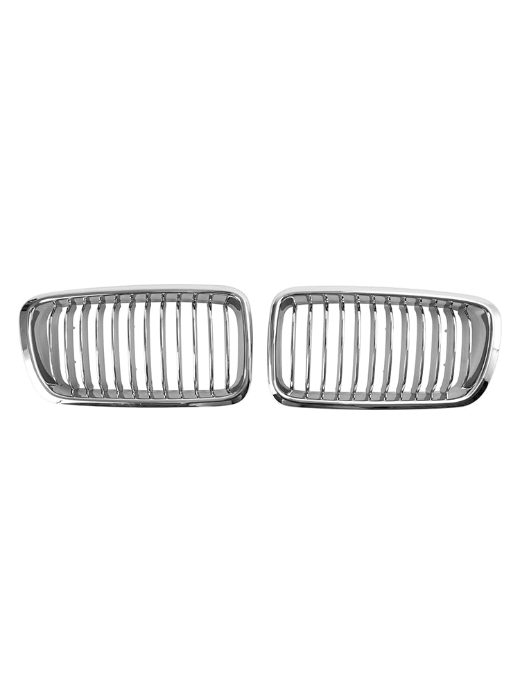 2PCS Chrome Front Kidney Grill Grille Pour BMW 7 Series E38 1994-2001