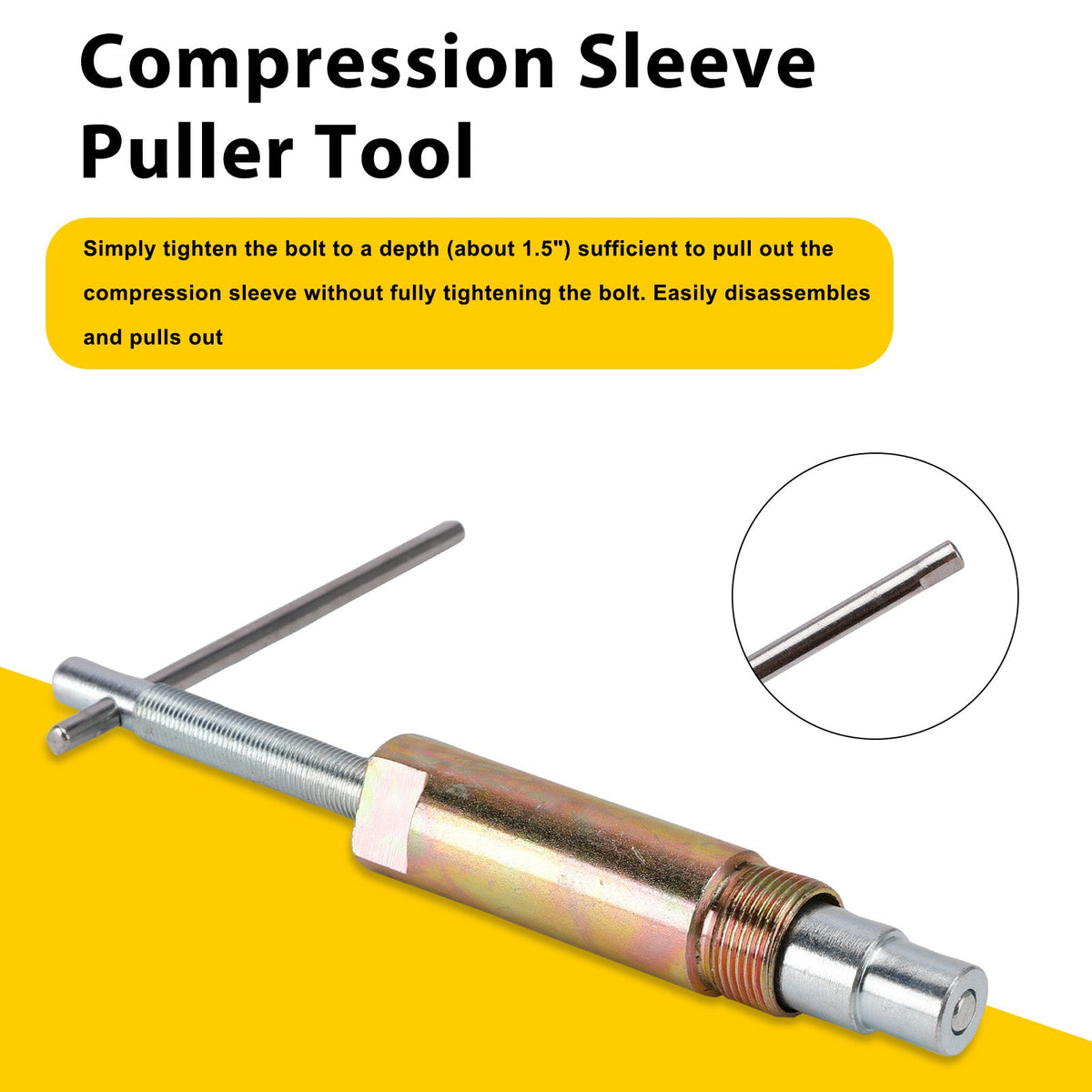 Outil d'extraction de manchons de compression, extracteur d'écrous et de viroles de tuyauterie