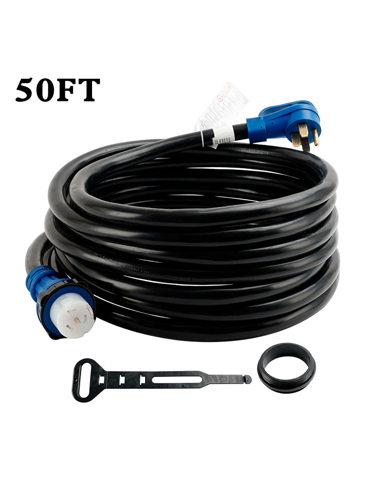 RV/generatorsnoer UL-gecertificeerd 50 Amp met vergrendelbare connector voor campercamper