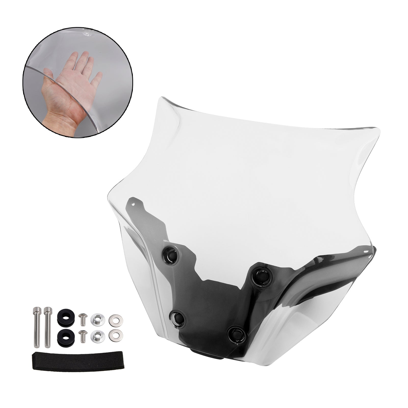 Vetrobransko steklo + podpora za Yamaha MT-09/SP 2024-2025