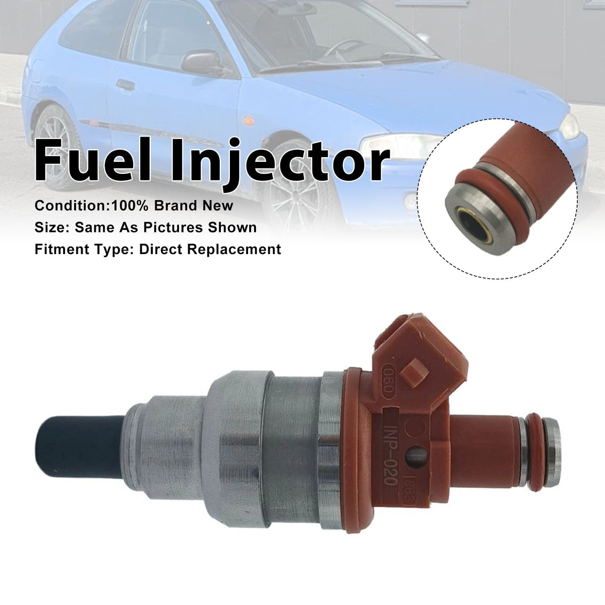 1 inyector de combustible para Mitsubishi Colt Lancer Mirage CT9A INP020 INP-020.