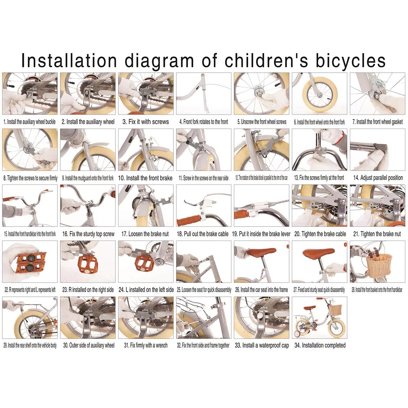 Lapsipyörä 18 tuumaa tytöille ja pojille 7–9 -vuotiaille korilla