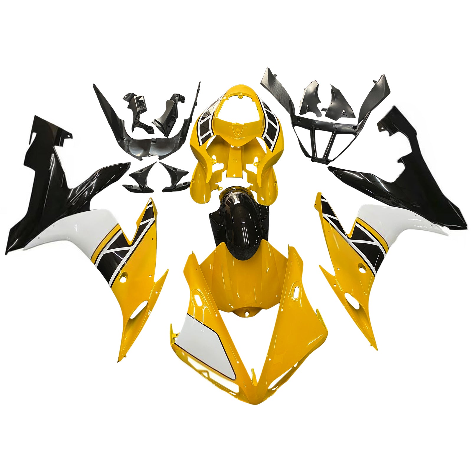 Kit de carénage par injection, carrosserie en plastique ABS, compatible avec Yamaha YZF 1000 R1 2004-2006