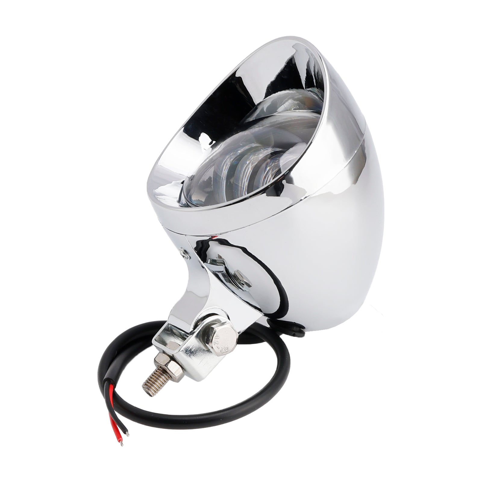 Gepersonaliseerd verchroomd chroom mistlicht, compatibel met racer-, bobber- en chopper -modellen