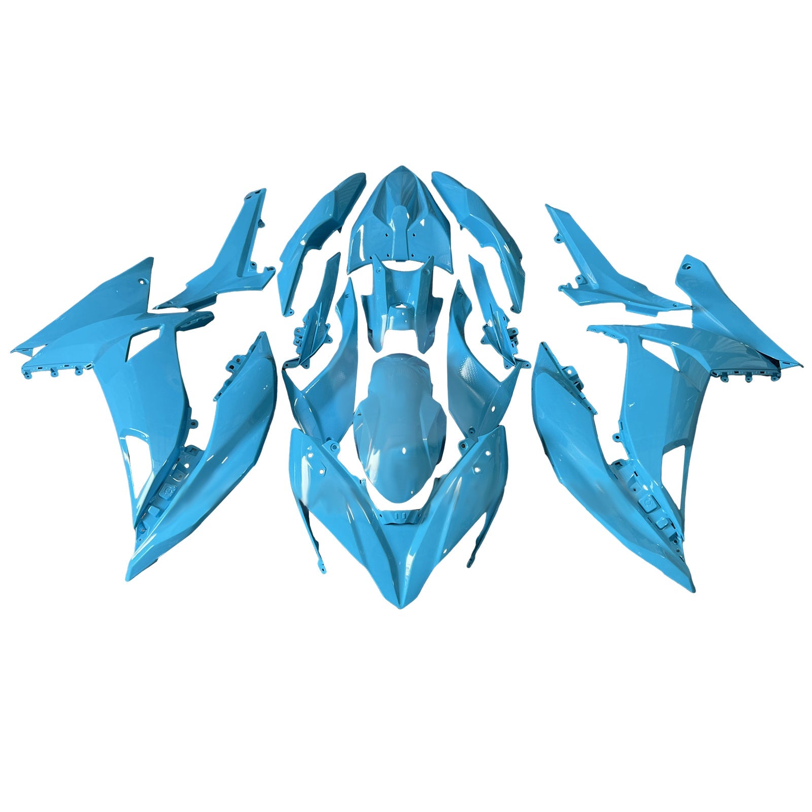 Injekcijski komplet, plastična karoserija ABS za Kawasaki ER-6F Ninja650R 2017-2019