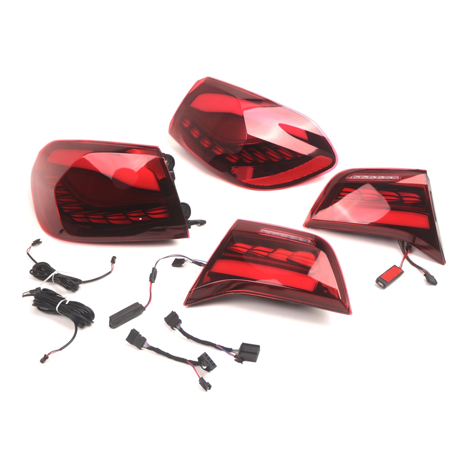 Links en rechter rode LED-achterlichten voor BMW F32 (Coupé/Cabriolet) 2013 2014-2020, set achterlichten 63217296100 6321729609999