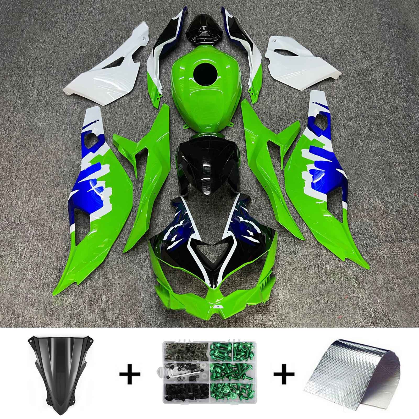 Kit Carenado Inyección Kawasaki Ninja ZX-25R ZX-4R ZX-4RR 2019-2024