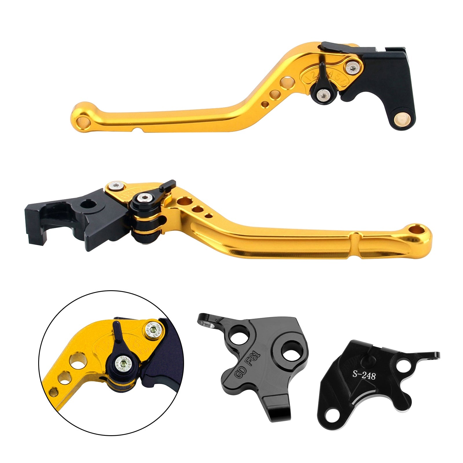 Dolga ročica zavore in sklopke za Yamaha YZF R125 2008-2011