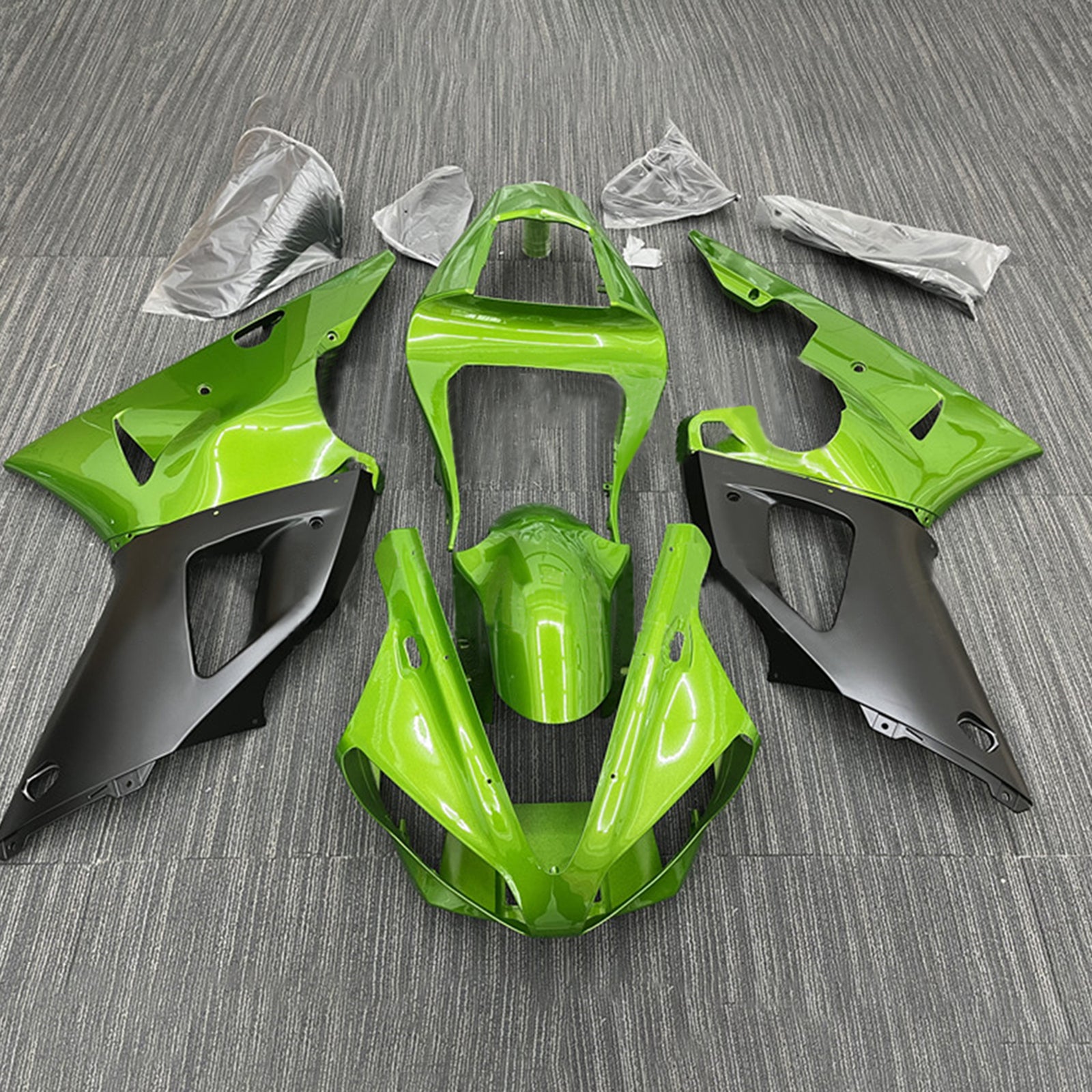 Kit de carénage en plastique ABS injecté compatible avec Yamaha YZF 1000 R1 2000-2001