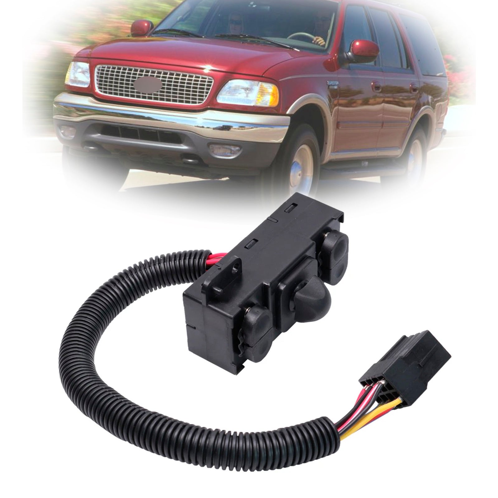 Interrupteur de siège électrique gauche F65Z14A701AA pour Ford F-150, F-250 et F-350