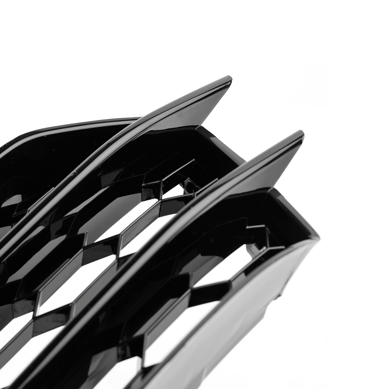 Grille de protection antibrouillard en nid d'abeille noire pour pare-chocs avant Audi A1 2010-2014