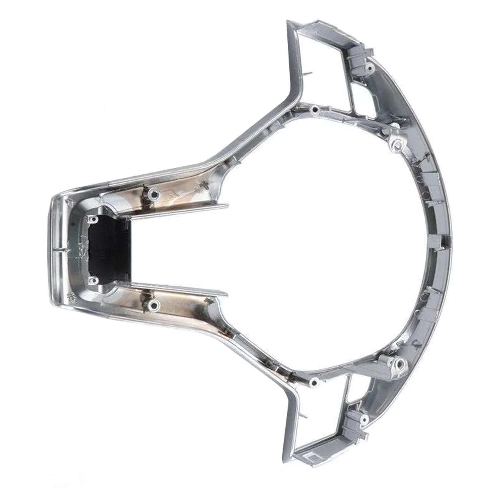 Stuurwielbekleding in zilverchroom voor Mercedes-Benz W204  W207  W212 Klasse C