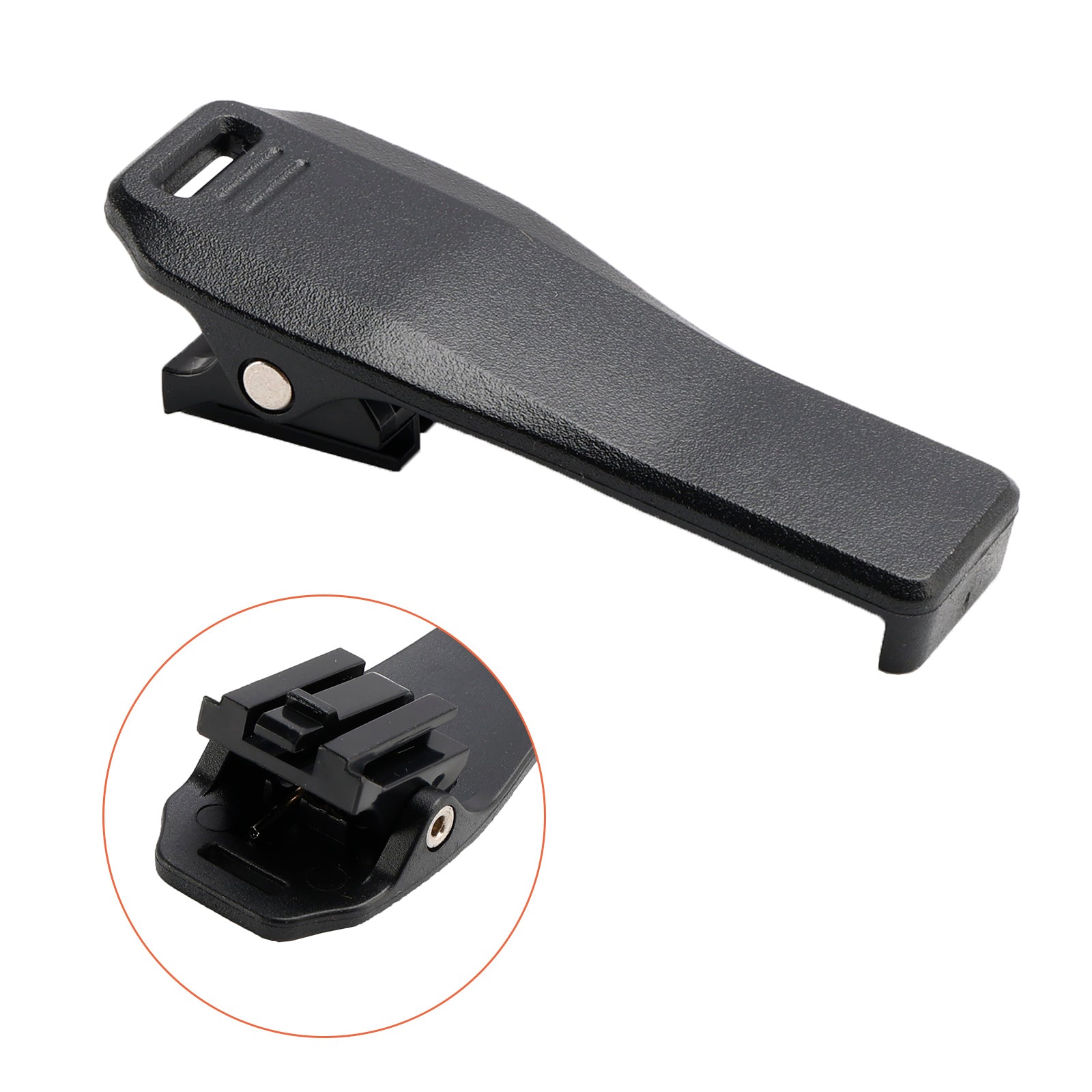 1 clip a cinghia per il comunicatore radio bidirezionale BP272 adattato alla clip posteriore ICOM BP-272