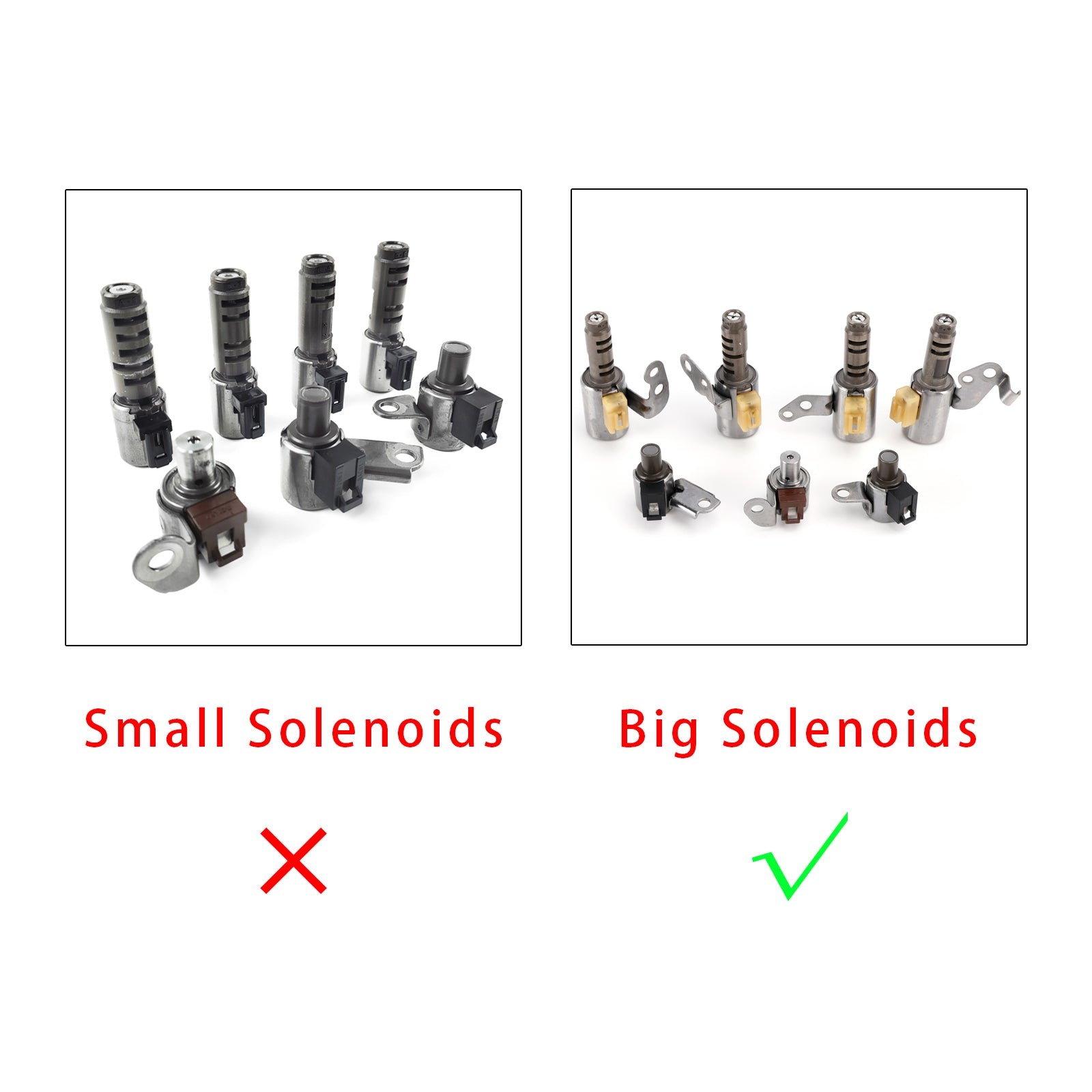 Kit de 7 solénoïdes de transmission U151 U250 pour Lexus ES250 5 vitesses traction avant 2,5 L (2001-2006)