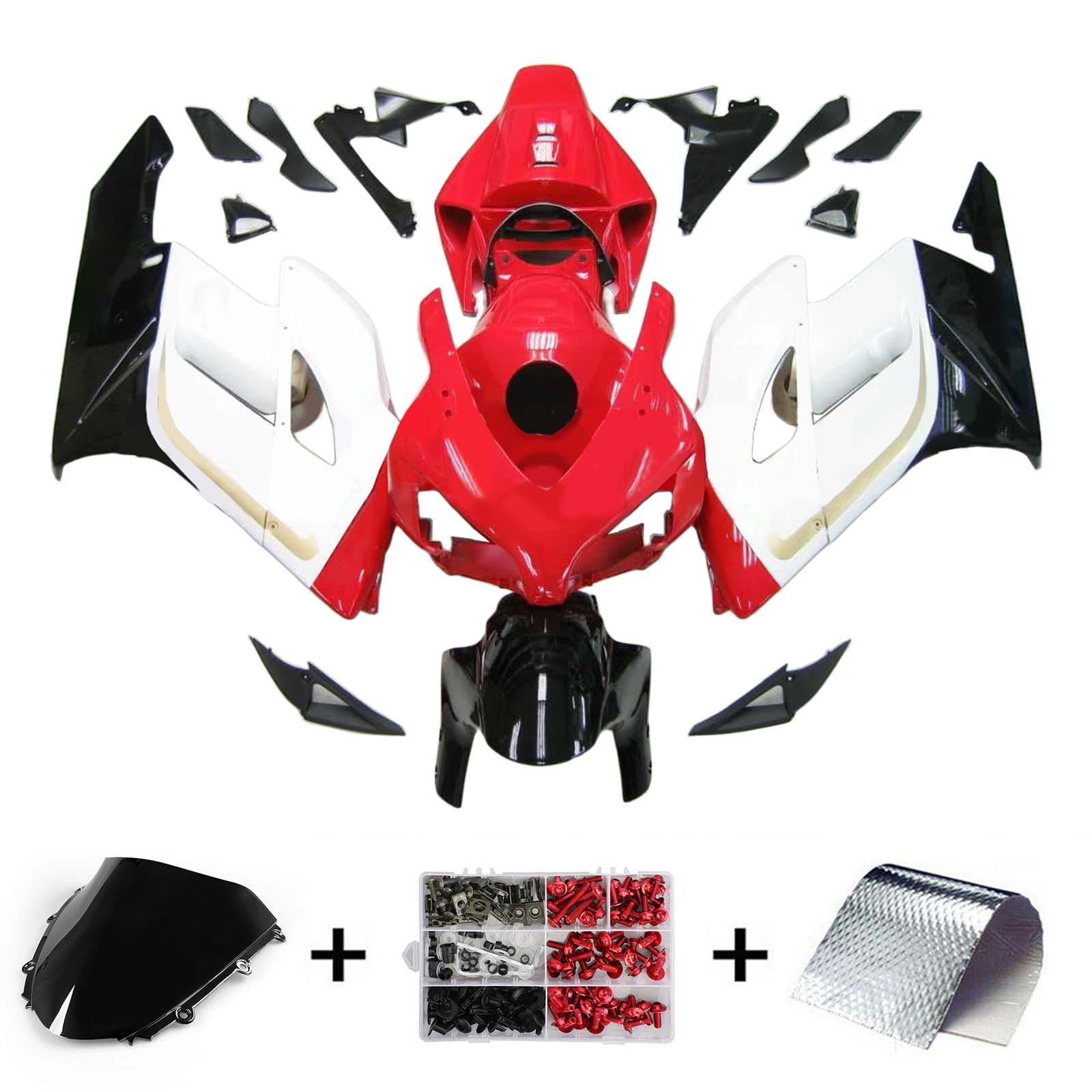 Kit de carénage par injection, carrosserie en plastique ABS pour Honda CBR1000RR 2004-2005