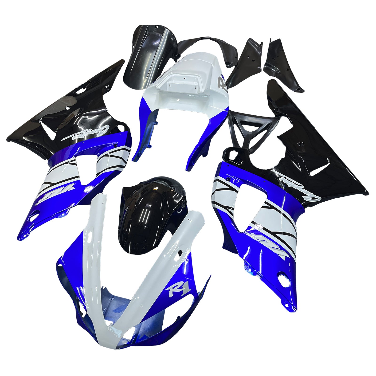 ABS Plastic Kairing Kit voor Yamaha YZF 1000 R1 2000-2001