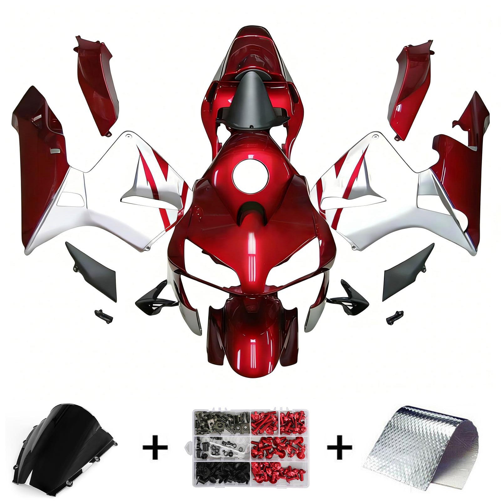 Kit de carénage par injection, carrosserie en plastique ABS pour Honda CBR600RR 2003-2004 F5