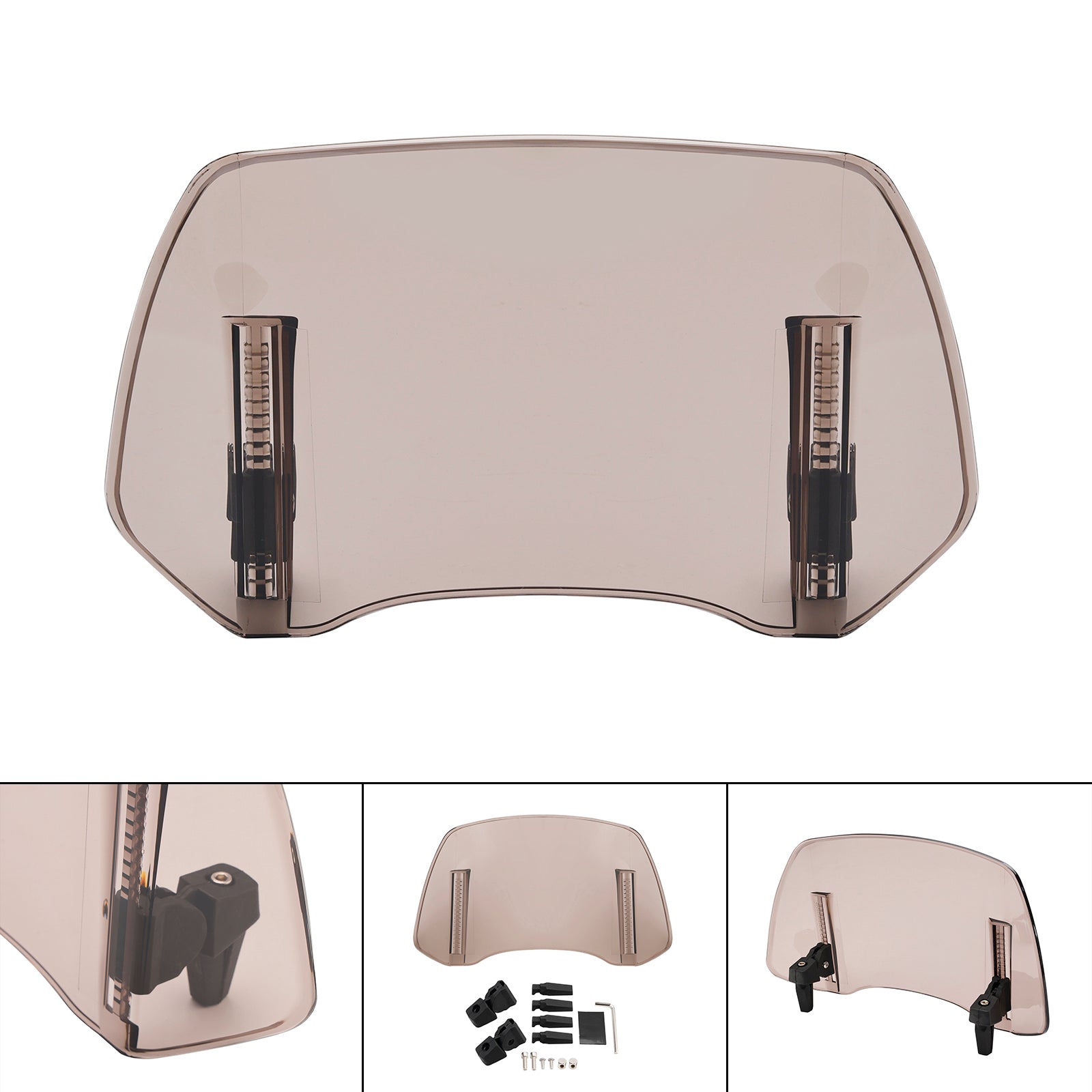 Univerzalni nastavljiv podaljšek deflektorja za vetrovnico na posnetek na vetrobranskem steklu