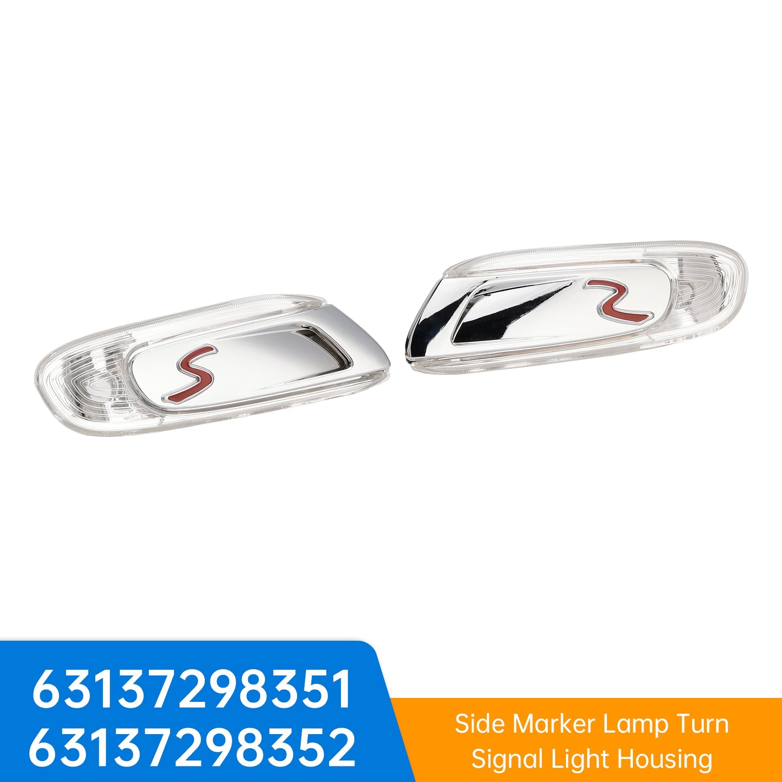 Pares de señales de giro y luces de posición lateral para Mini F55 F56 F57 S 2014-2021