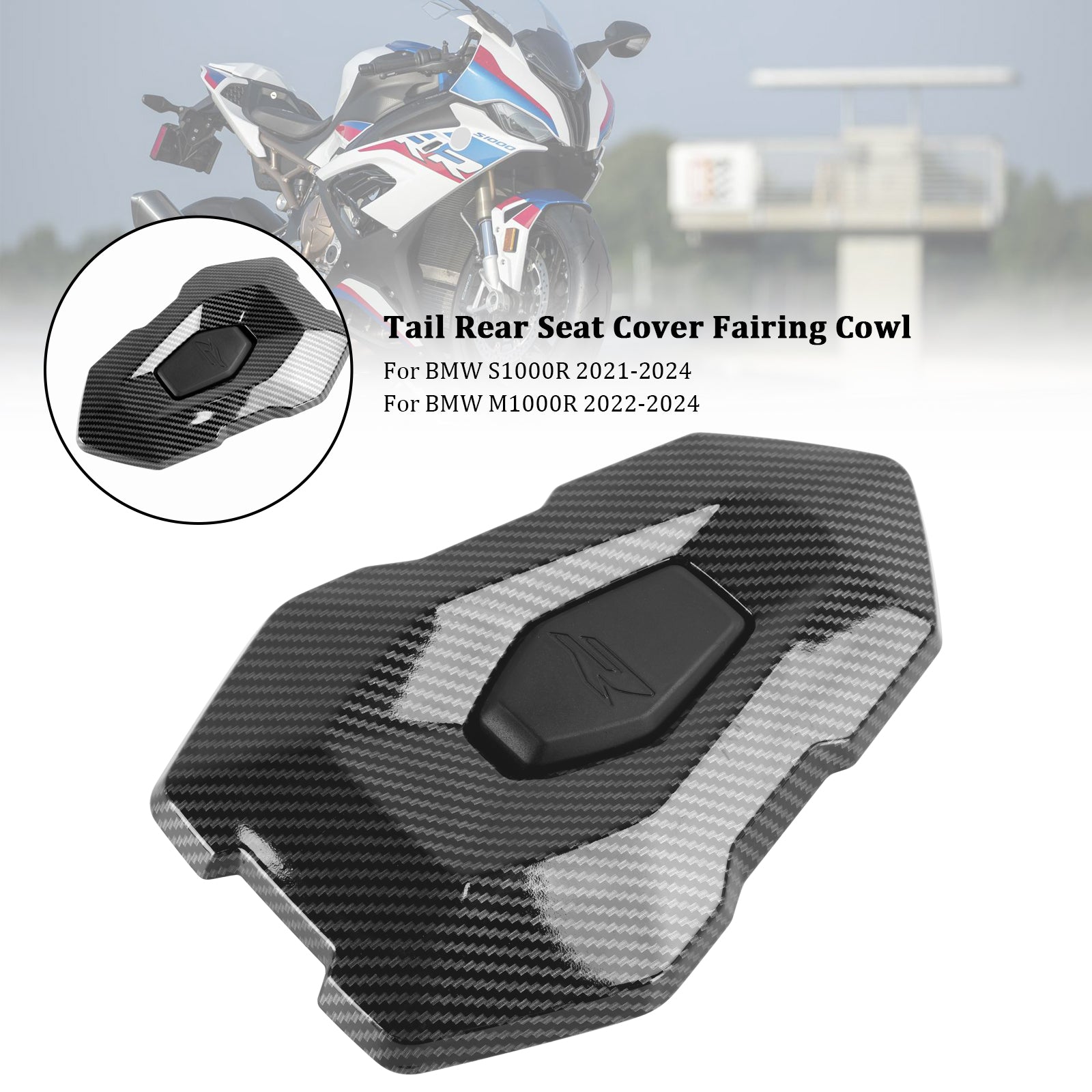 Capot de carénage de couverture de siège arrière de queue pour BMW S1000R 2021-2024 M1000R Carbon