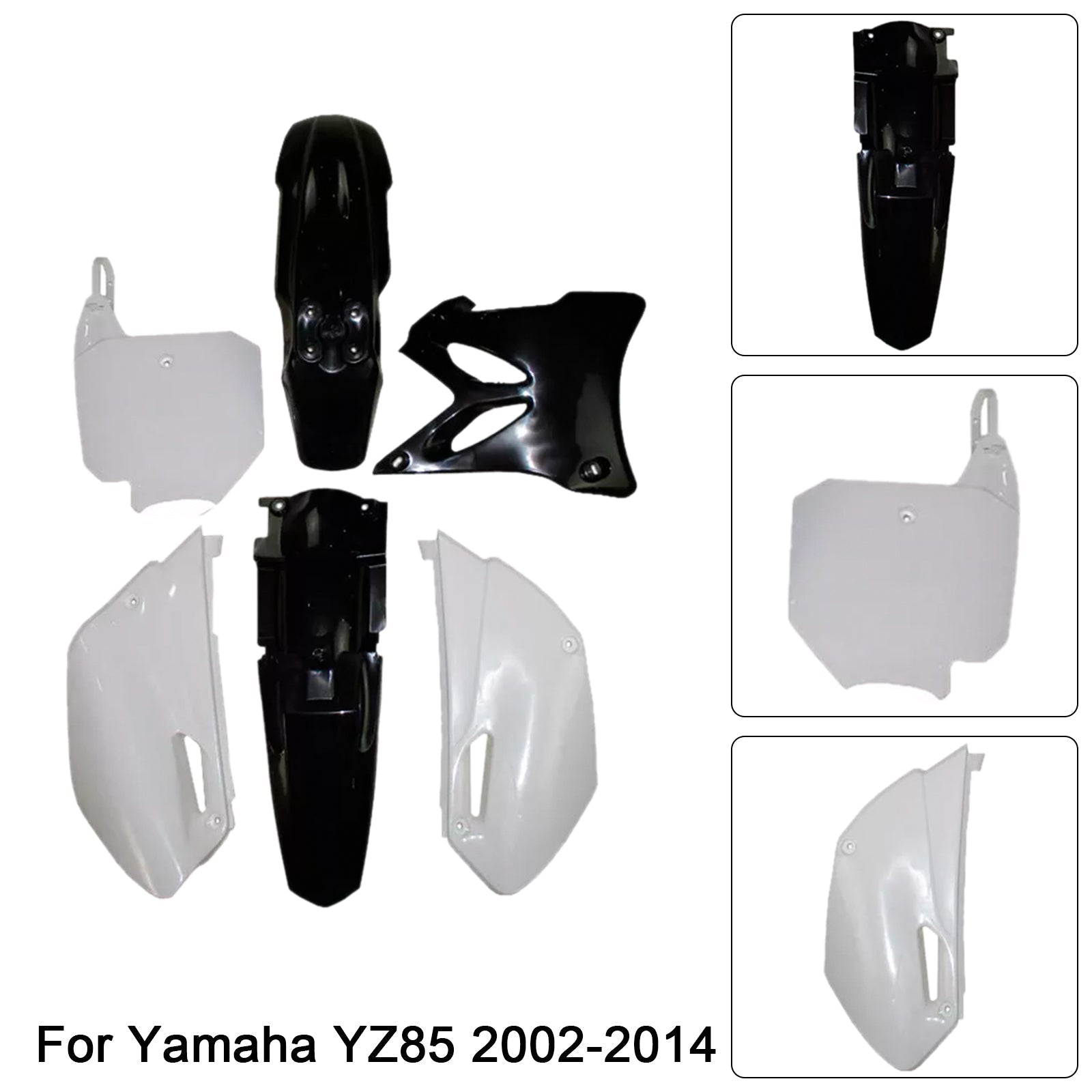 Kit de carénage de garde-boue en plastique pour Yamaha YZ85 2002-2014
