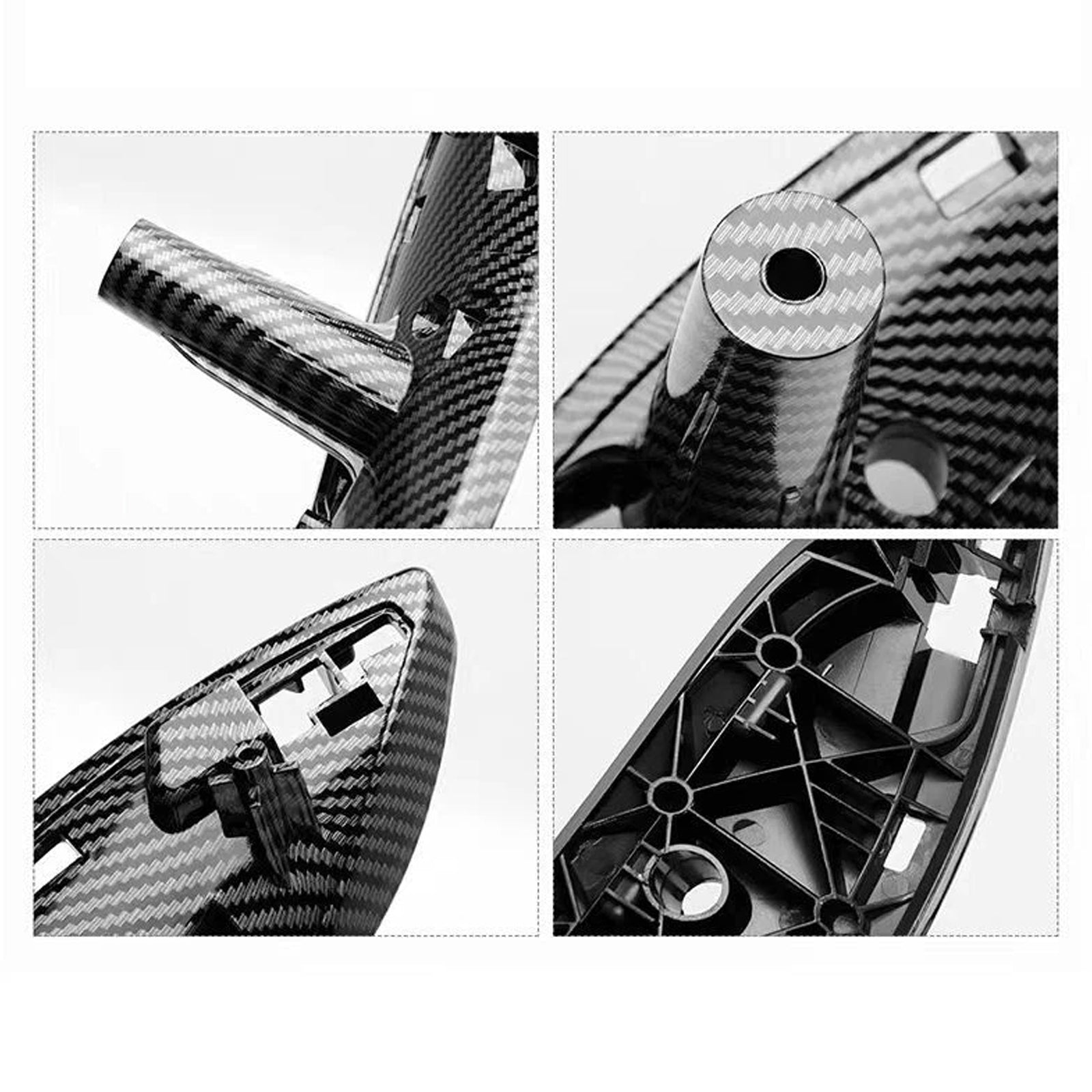 Lot de 4 poignées de porte intérieures en carbone pour BMW F30 F80 F31 F32 F33 F35