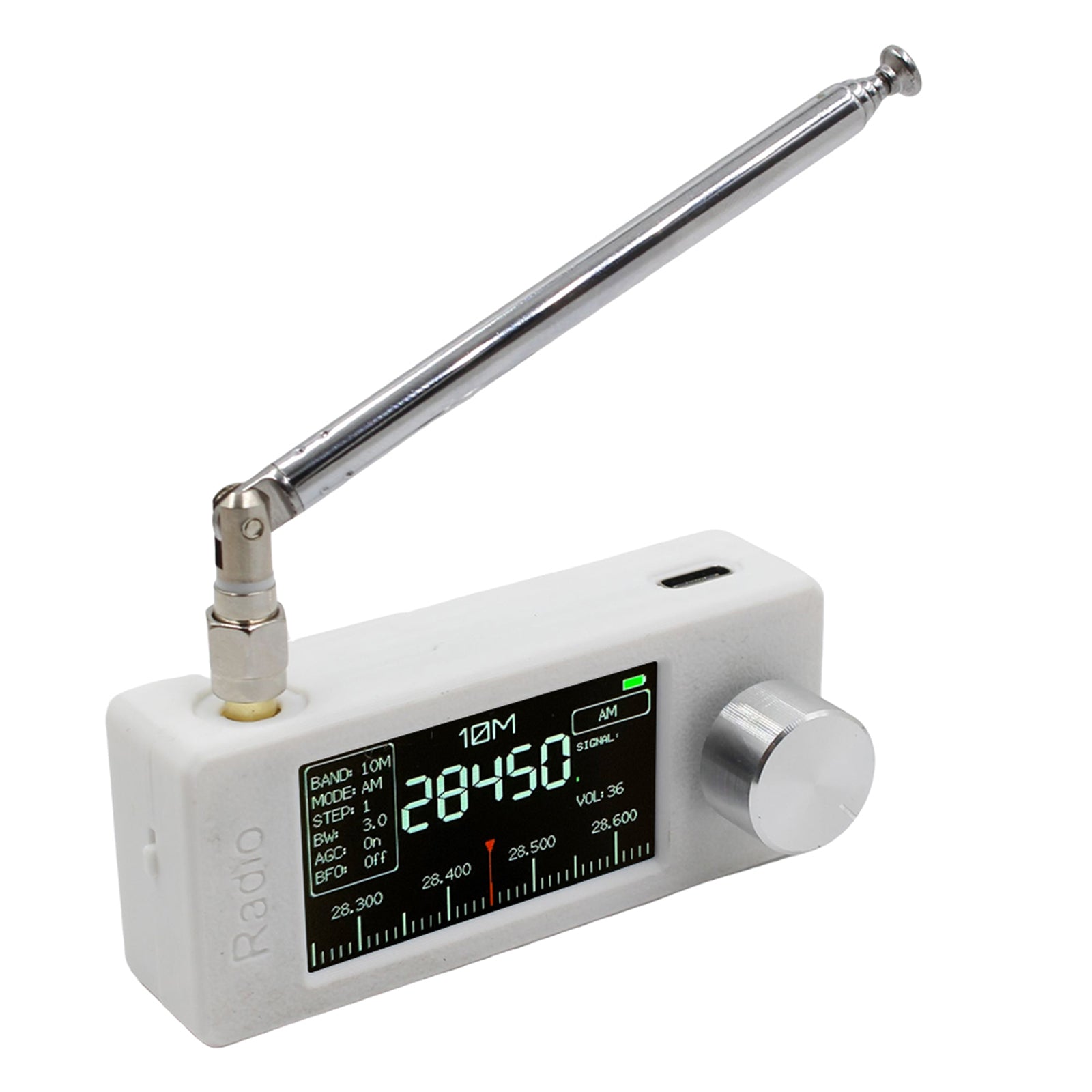 Przenośne radio SI4732 0,5-108 MHz LSB AM FM Mini Radio Pocket Radio Wszystkie paski