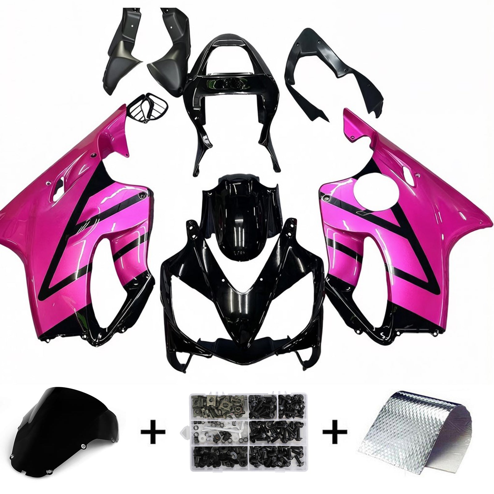 Kit de carénage par injection, carrosserie en plastique ABS pour Honda CBR600 F4i 2001-2003