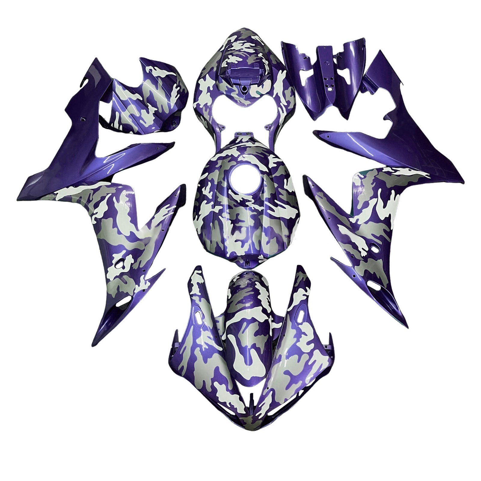 Kit carenatura iniettata in plastica ABS per Yamaha YZFR1 YZF-R1 2004-2006