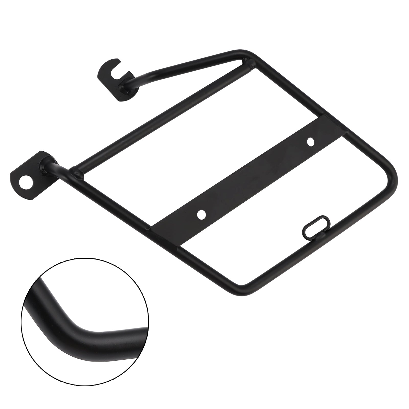 Soporte de alforjas laterales para portaequipajes Kawasaki W800 2011-2025, 24 pulgadas, lado derecho