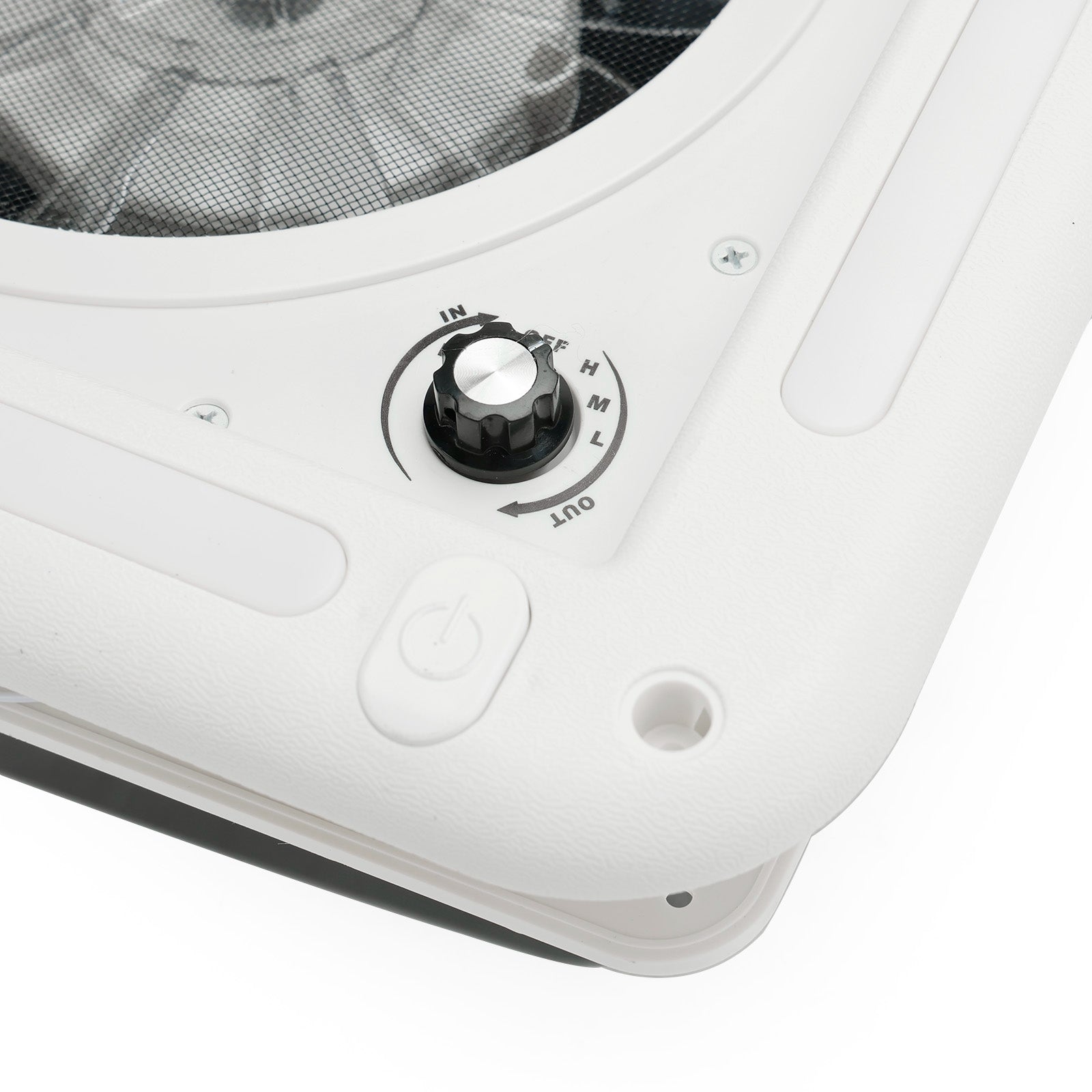 11" Ventilatore da tetto per roulotte, motore a 3 velocità, lucernario da 12 V con illuminazione a LED