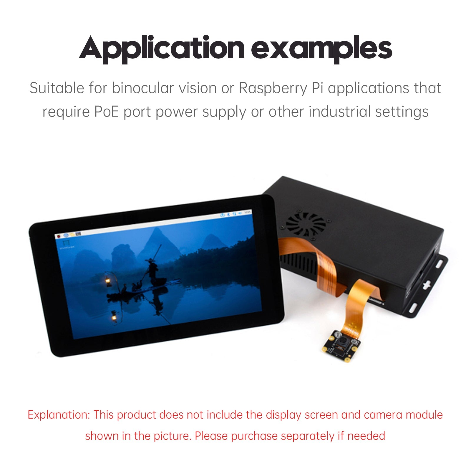 Module de calcul Raspberry Pi CM5 IO, carte 5 IO, boîtier de dissipation thermique en métal