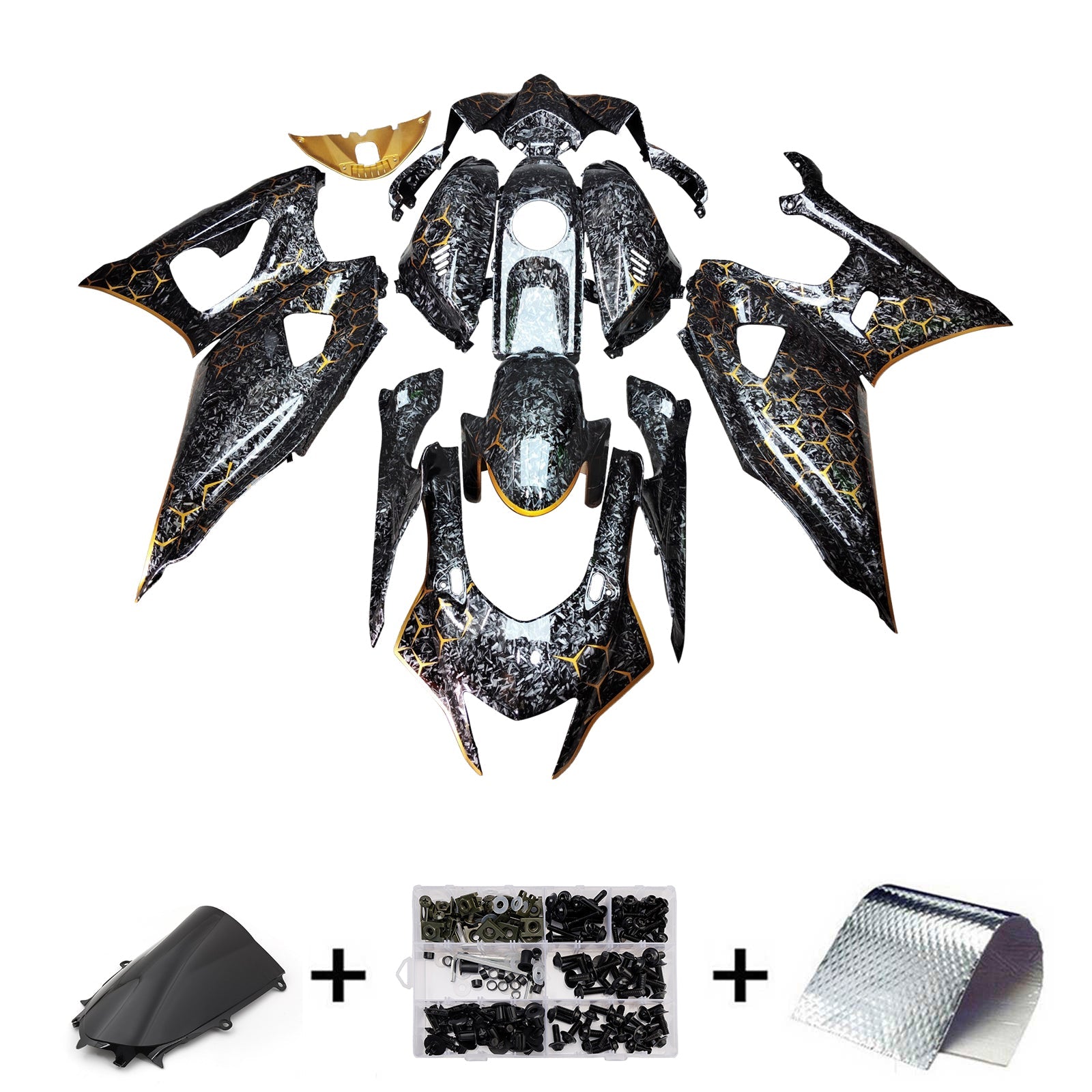 Kit carena iniettata in plastica ABS per Yamaha YZF-R7 2021-2025