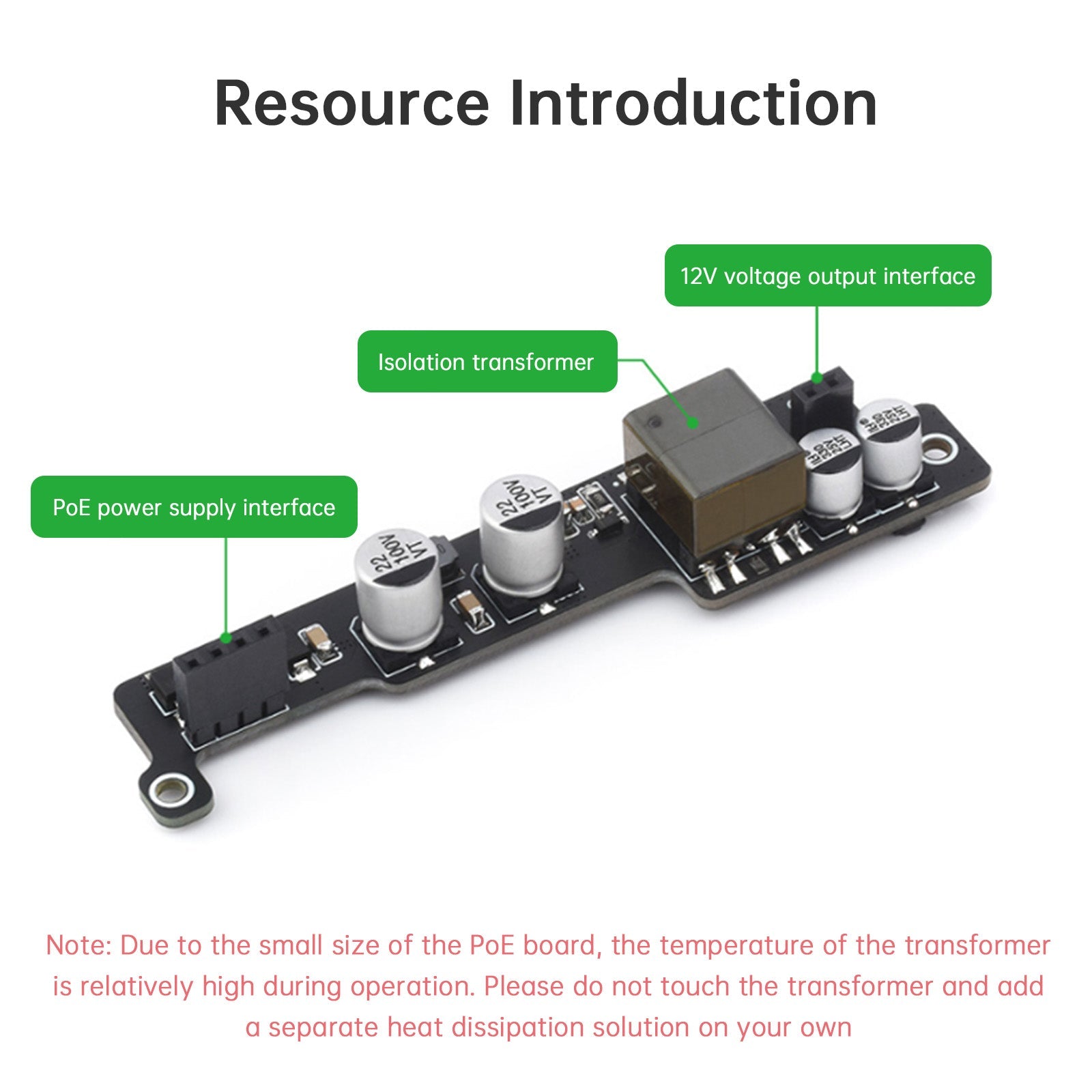Carte d';extension d';alimentation Ethernet POE NVIDIA Jetson Orin Nano/NX 802.3af/at