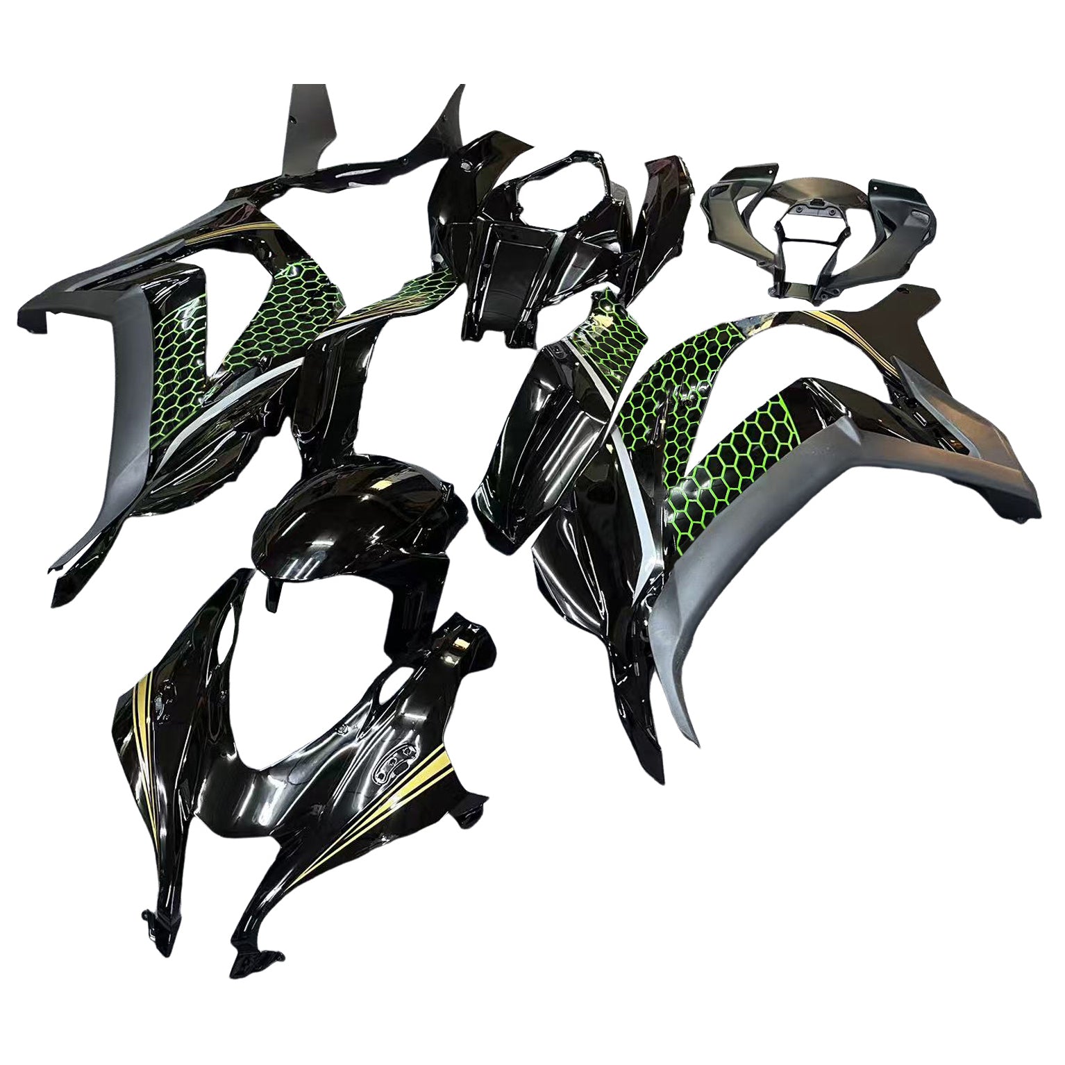 Kit de carénage injecté en plastique ABS pour Kawasaki ZX10R 2016-2020