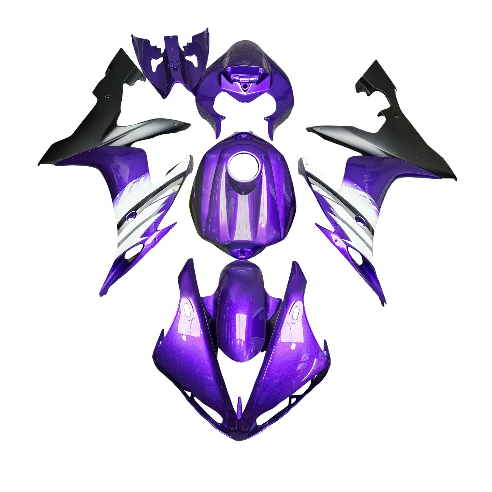 Kit carenatura iniettata in plastica ABS per Yamaha YZFR1 YZF-R1 2004-2006
