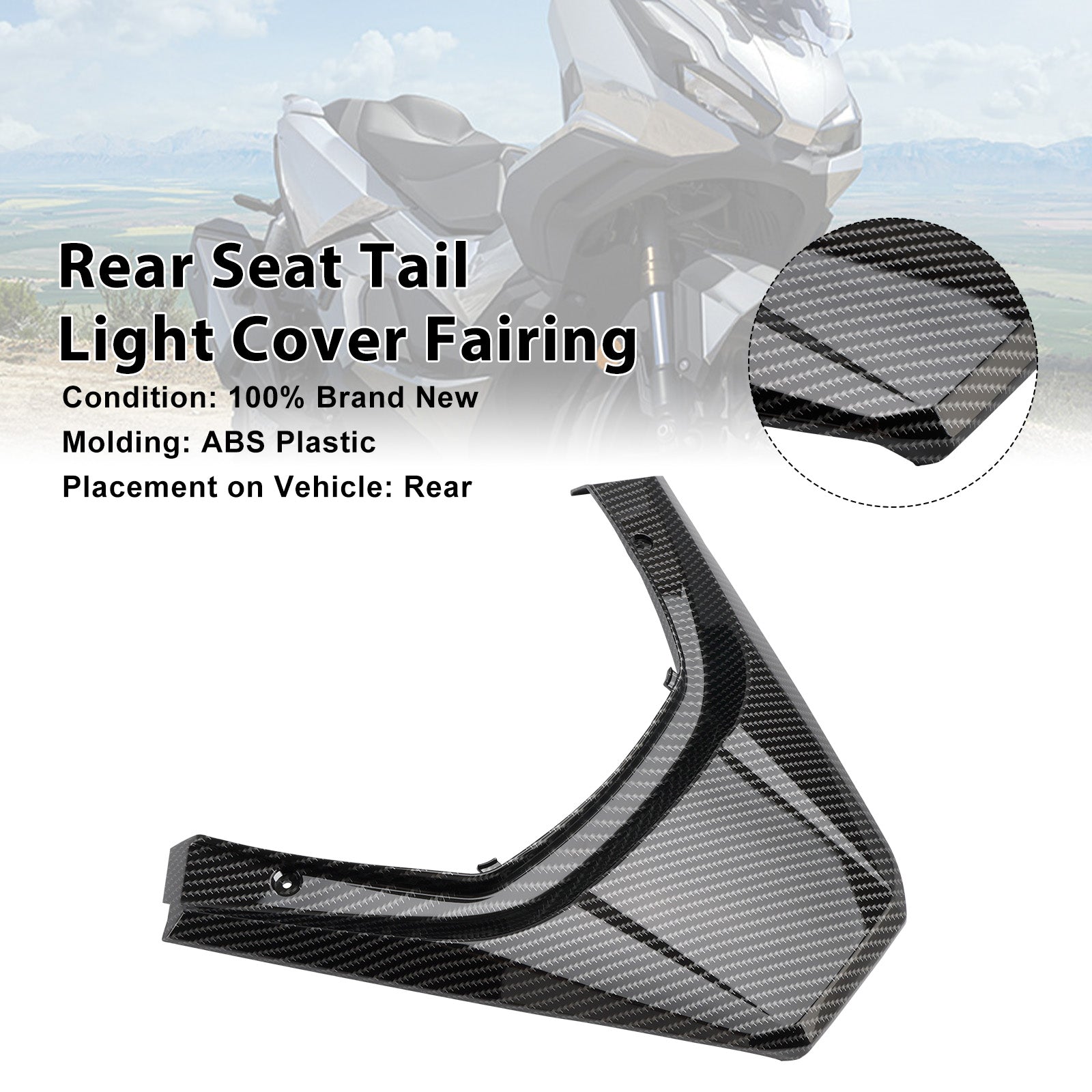 Carénage de feu arrière et de selle arrière pour Honda ADV 350 (2022-2025)