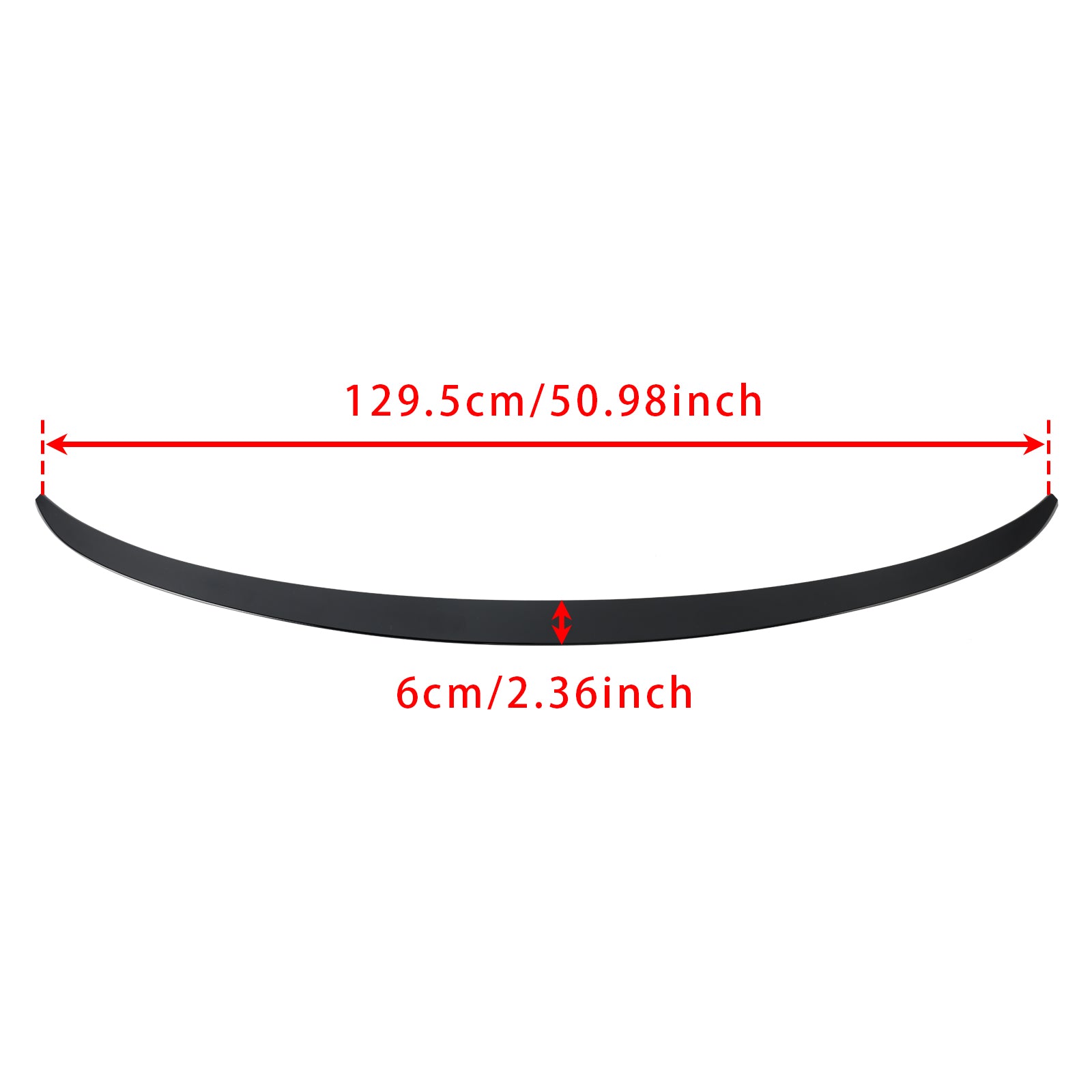 Spoiler posteriore nero lucido per bagagliaio BMW X4 F26 (2014-2018)